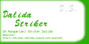 dalida striker business card